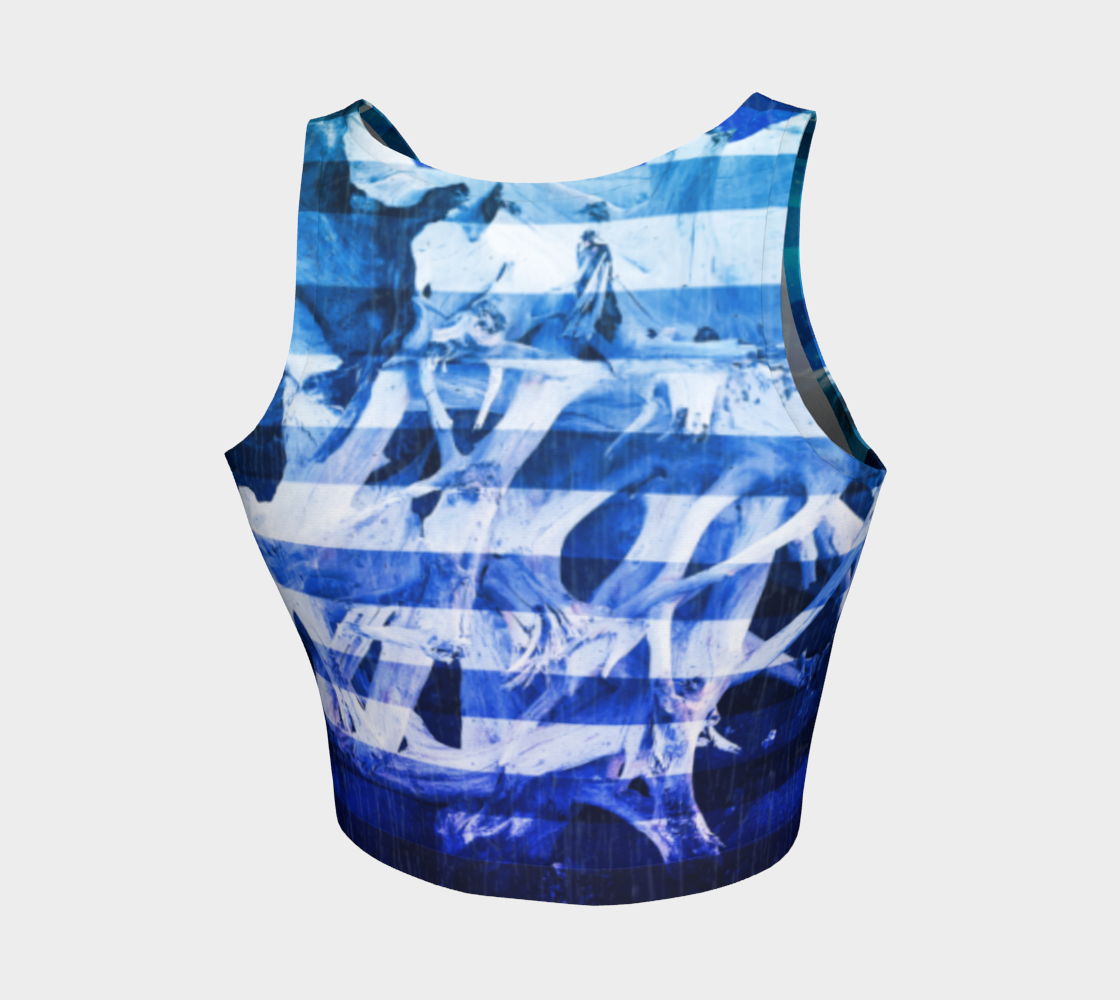 Blue Space Athletic Top - TEAM MOSH FIGHT APPAREL